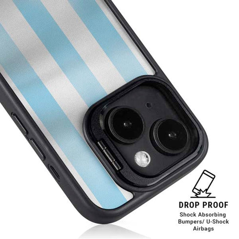 Argentina Soccer Flag iPhone 15 Kickstand Case